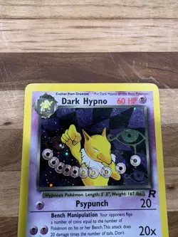 Pokemon Dark Hypno Team Rocket Unlimited Edition Holo 9/82 - Image 2