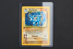 Pokemon Machamp 1st Edition ⚡ Base Set 8/102 – Holo Rare – German MP - Image 1