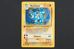 Pokemon Machamp 1st Edition ⚡ Base Set 8/102 – Holo Rare – German MP - Image 2