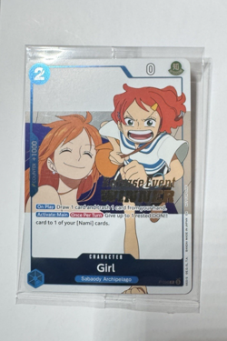 Girl Release Event Winner Promo Nami P-096 English Sealed - Image 1