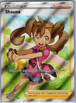 Shauna 263/264 Full Art Trainer - Fusion Strike - Pokemon Card - NM - Image 1