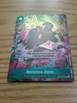 Roronoa Zoro (OP13-037) TR Treasure Rare Adventure on Kami's Island (OP15-EB04) - Image 2