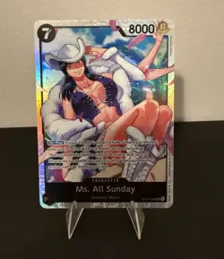 One Piece Ms. All Sunday OP14-084 SR Alternate Art Character Holo 8000 Cost 7 - Image 1