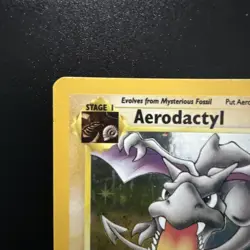 Pokemon TCG Aerodactyl Fossil Holo Rare Card 1/62 Unlimited LP - Image 5