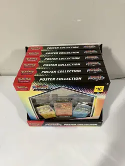 Pokemon SV8.5 Prismatic Evolutions Poster Collection Case of 6 NEW! SEALED SETS - Image 1