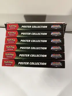 Pokemon SV8.5 Prismatic Evolutions Poster Collection Case of 6 NEW! SEALED SETS - Image 2