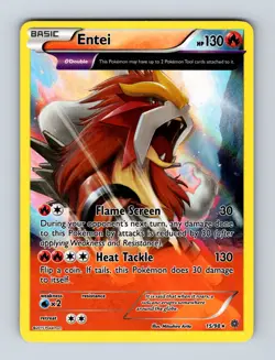 Entei 15/98 Holo Rare XY Ancient Origins Pokemon 2284 - Image 1