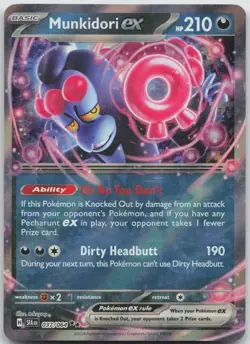 Munkidori ex 037/064 Double Rare Shrouded Fable Pokemon NM/M - Image 1