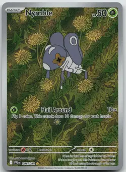 Nymble 096/094 Illustration Rare Phantasmal Flames Pokemon NM/M - Image 1