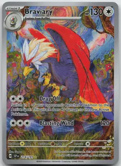 Braviary 214/191 Illustration Rare Surging Sparks Pokemon NM/M - Image 1