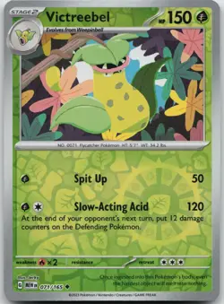 Victreebel 071/165 Uncommon 151 Pokemon Reverse Holo NM/M - Image 1
