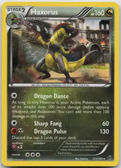 Haxorus 111/162 Holo Rare BREAKthrough Pokemon Holo NM/M - Image 1