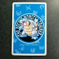 S2590 Magikarp 2 of Hearts Blue Blastoise Deck Playing Poker Card Pokemon - Image 2