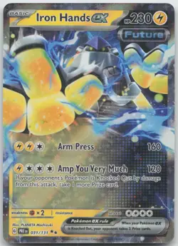 Iron Hands ex 031/131 Holo Double Rare Prismatic Evolutions Pokemon Holo NM/M - Image 1