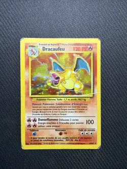 Carte POKEMON Dracaufeu Holo 4/102 EDITION 2 Set de base Wizards 1999 FR - Image 1