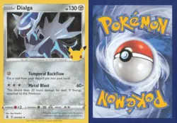 DIALGA 020/025 RARE CELEBRATIONS POKEMON HOLO NEAR MINT - Image 3