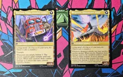 Optimus Prime, Hero and Megatron, Tyrant MTG Brothers War BOT Unplayed Magic - Image 2