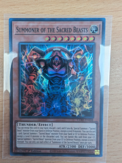 Konami Yu-Gi-Oh! Summoner of the Sacred Beasts Foil CORI-EN008 1st Ed EN - Image 1