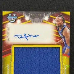 Darryn Peterson Yellow AUTO /75 - 2025-26 Bowman U Best 1st Jumbo Relic #11/75 - Image 2