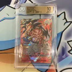 Dragon Ball Super Gogeta: GT Super Alt ArtDual Evolution SCR FB09-123 Beckett 10 - Image 1