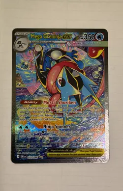 Mega Greninja ex 116/086 Me04: Chaos Rising Holo - Image 2