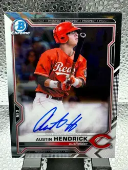 2021 Bowman Chrome Austin Hendrick 1st Bowman Auto - Image 1