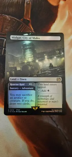 Midgar, City of Mako (Borderless) Final Fantasy Foil - Image 1