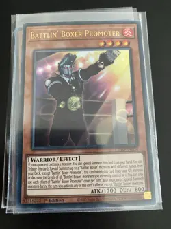 Yugioh Battlin' Boxer Promoter LD10-EN034 1st edition Ultra Rare - Image 1