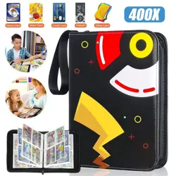 Trading Cards Album Folder 400/900 Pockets Card Binder Holder for Pokemon Card - Image 1