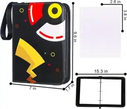 Trading Cards Album Folder 400/900 Pockets Card Binder Holder for Pokemon Card - Image 5