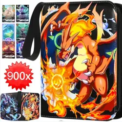 Trading Cards Album Folder 900 Pockets Card Binder Holder for Pokemon Card - Image 1