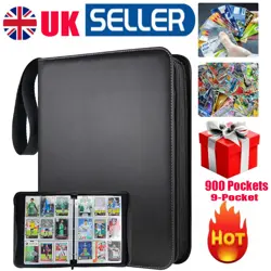 For Pokemon Trading Cards Album Folder 400/900 Pockets Card Binder Holder Gifts - Image 1