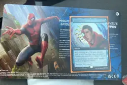 MTG Spider-Sense Spider-man buy-a-box foil promo NM Bonus Postcard Magic - Image 1
