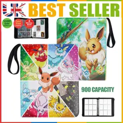 900 Pockets Trading Cards Album Folder Card Binder Holder for Pokemon Card - Image 1