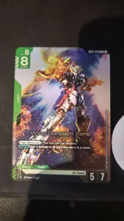Wing Gundam Zero LR GD01-024 [NM] - Newtype Rising - Gundam Card Game TCG - Image 1