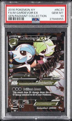 2016 POKEMON XY GENERATIONS RADIANT COLLECTION FULL ART/M GARDEVOIR EX PSA 10 - Image 1
