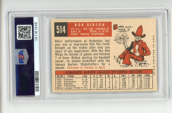 1959 Topps #514 Bob Gibson PSA 3 VG Rookie Card - Image 2