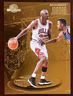SkyBox 1995 Standouts Insert Michael Jordan #SH1 Chicago Bulls NBA Card - Image 1
