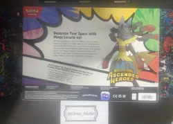Pokemon Ascended Heroes Premium Poster Collection Mega Gardevoir & Lucario Set - Image 4