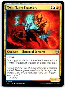 Twinflame Travelers 248 Uncommon Lorwyn Eclipsed Magic: The Gathering Near Mint - Image 1