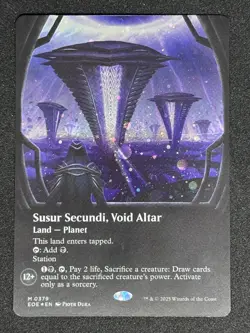 MTG Susur Secundi, Void Altar #379 Galaxy Foil (EOE) Edge of Eternities - NM - Image 1