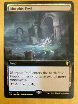 MTG 1x EXTENDED ART Morphic Pool # 60 Battle for Baldur's Gate Magic the x1 NM - Image 1