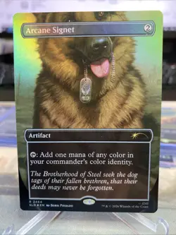 Arcane Signet Foil (2464) Fallout NM/M Secret Lair MTG NM/M - Image 1