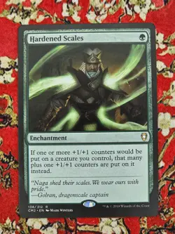 MTG Hardened Scales Regular CM2 138 LP - Commander Anthology 2 Lightly Played - Image 1