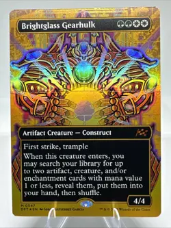 Brightglass Gearhulk (Borderless) (First-Place Foil) Aetherdrift Foil - Image 1