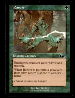 Rancor 110 Common Urza's Legacy Magic: The Gathering Lightly Played - Image 1