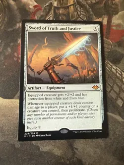 Sword of Truth and Justice LP - Modern Horizons MTG - Image 1