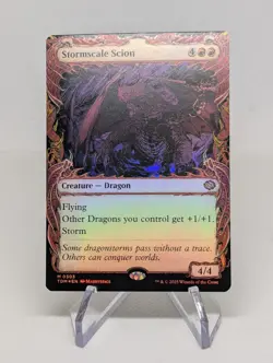 Stormscale Scion SHOWCASE FOIL - MTG Magic the Gathering - Tarkir Dragonstorm - Image 1