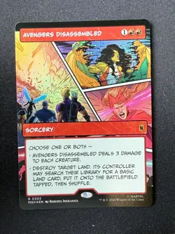 Avengers Disassembled (SHOWCASE FOIL) - Marvel Super Heroes (Magic) NM - Image 1