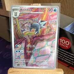 Pokemon Arctibax TCG Card 209/193 Paldea Evolved Illustration Rare NM Condition - Image 1